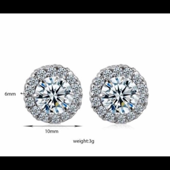 STUD DAZZLING EARRINGS - Picture 2 of 4